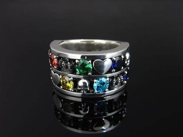 DUO CHARM RING/MLT