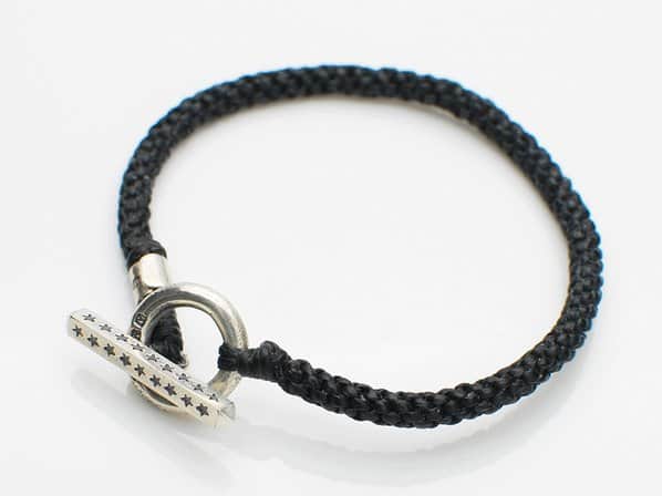 Black Knit Star Bracelet