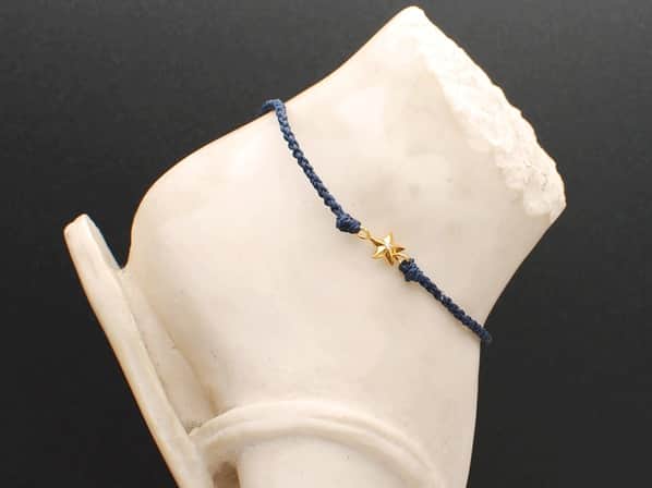 Wax Cord Anklet