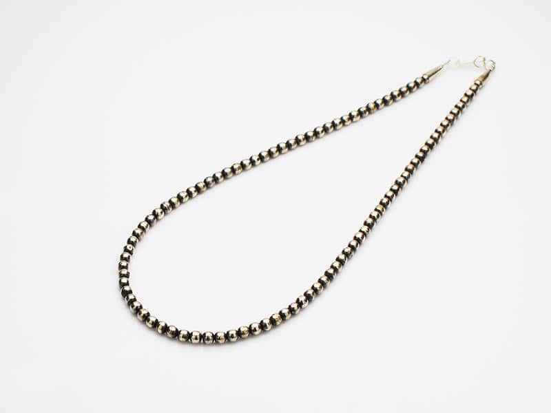 .Navajo Pearl Necklace / 5mm/60cm.