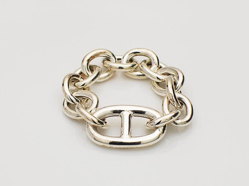 .Hollow Anchor Chain Ring.