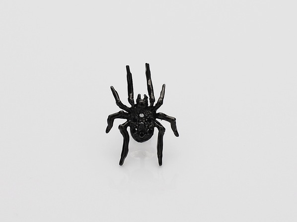 TINY SPIDER PIERCE/BK