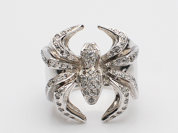 GANG SPIDER RING/CZ