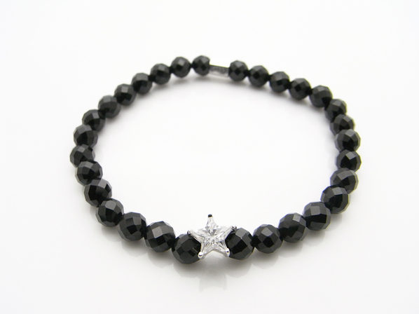 CANERY BRACELET/BK SPINEL