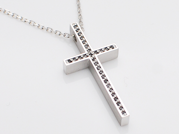 TWO ME CROSS NECKLACE/SV+CZ/GARDEL（ガーデル） - DEFI - 福岡の