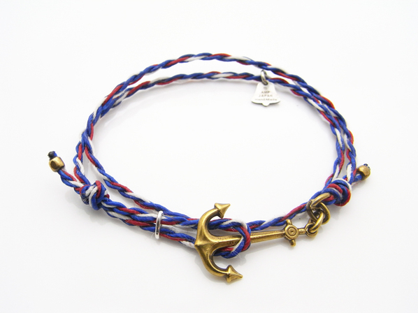 Yacht Rope Bracelet/antique gold