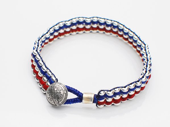 Metal Beads Braid Bracelet