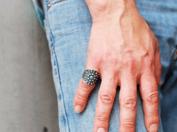 Radial Studs Ring/AMP JAPAN（アンプ ジャパン） - DEFI - シルバー