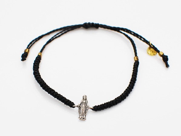 Petite Marie Narrow Waxed Cord Bracelet
