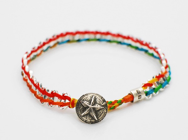 Anchor Chain Braid Bracelet-Rainbow-