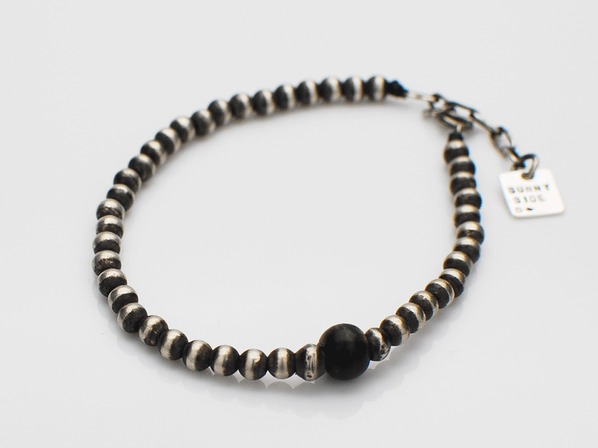 Small Silver Beads Bracelet