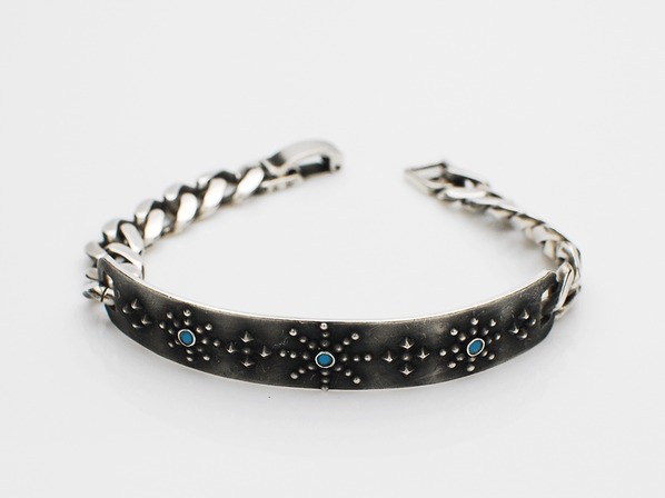 X Studs ID Plate Bracelet