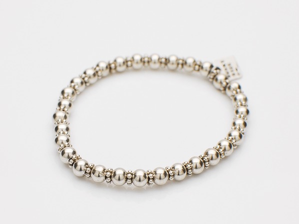 Small Round Metal Beads Bracelet