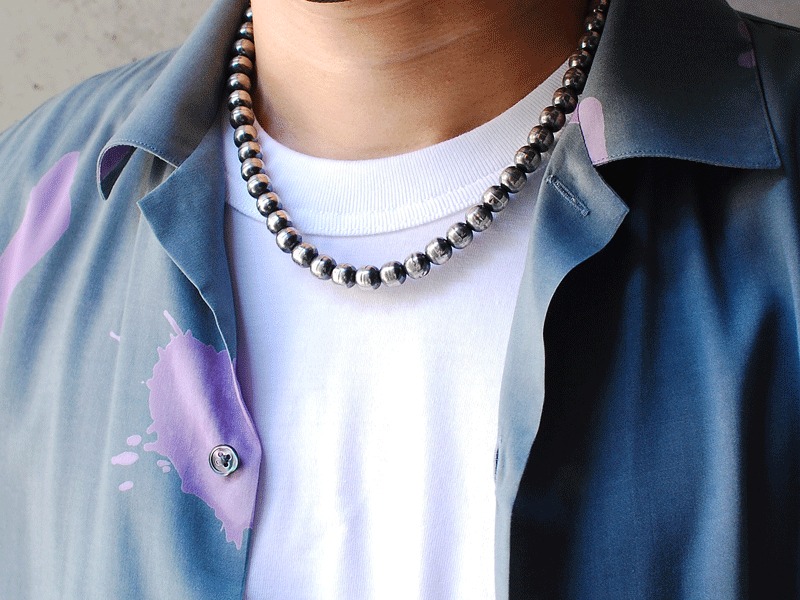 Navajo Pearl Necklace / 9mm