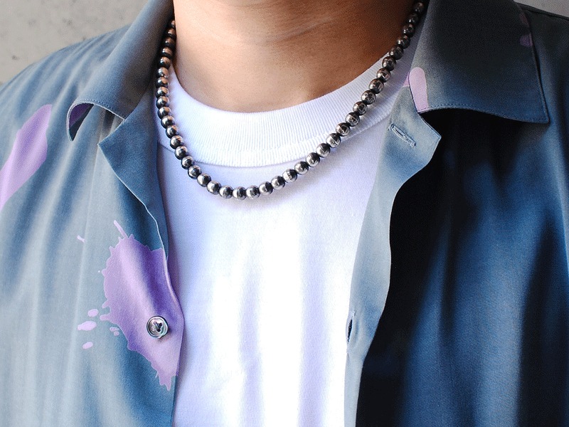 Navajo Pearl Necklace / 7mm
