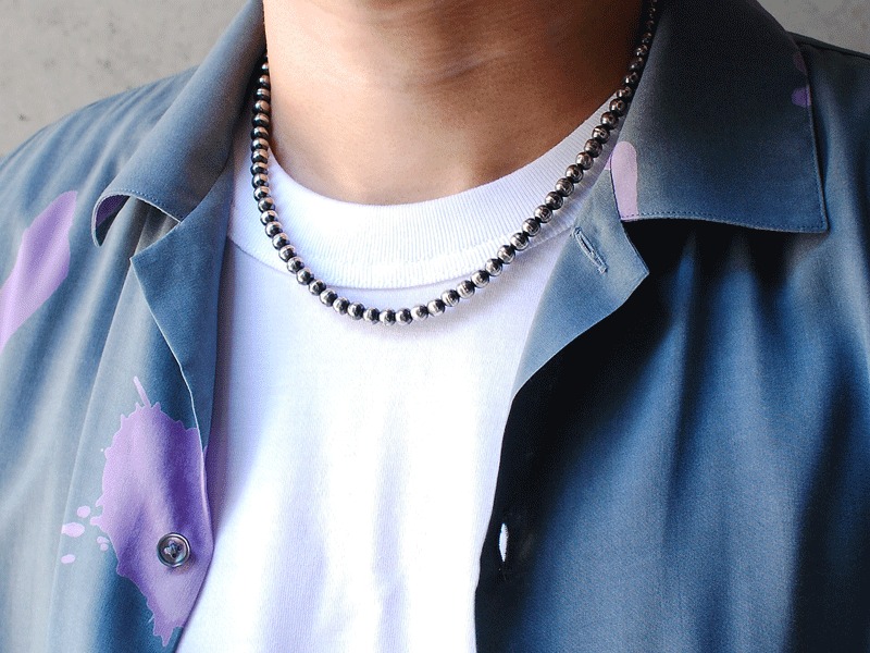Navajo Pearl Necklace / 6mm