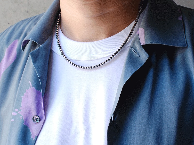 Navajo Pearl Necklace / 4mm