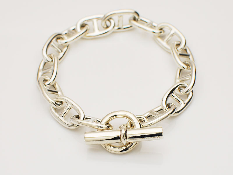 Hollow Anchor Chain Bracelet