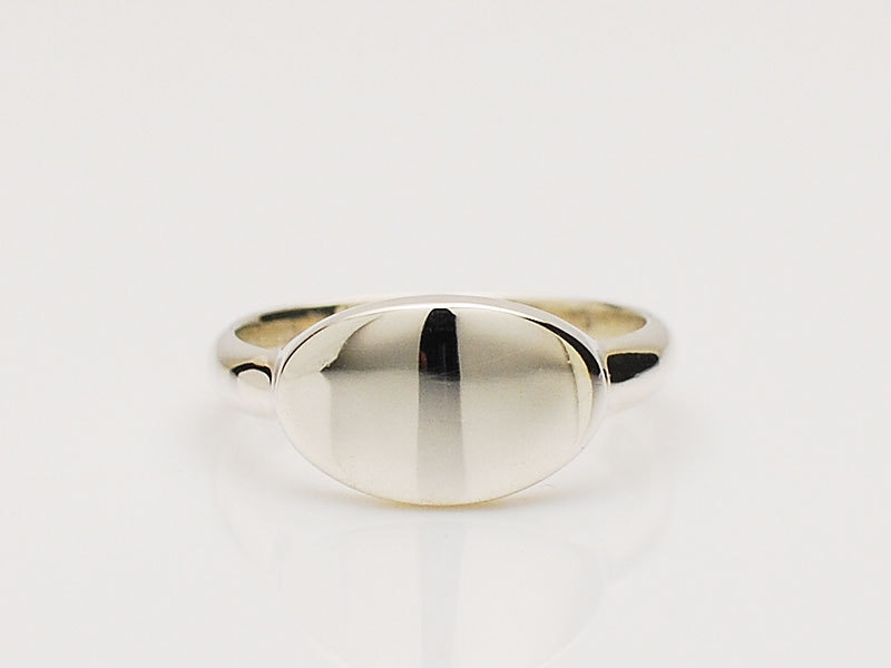 Oval Signature Tag Ring