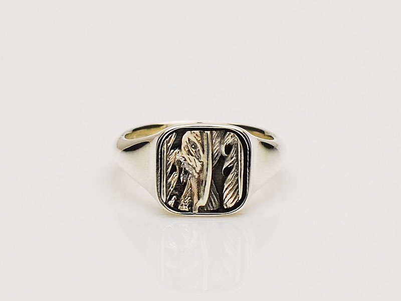 ELEMENT RING/THREE FEATHER
