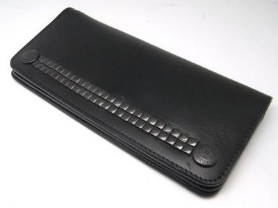 Wendy's&foot the coacher LONG WALLET/SQUARE STUDS